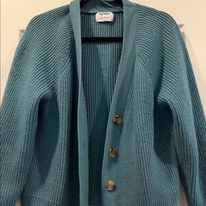 Old Navy Women's Blue Cardigan Sweater, Size XL